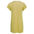 thumbnail image 4 of Innerwin Tee Manches Courtes Hauts pour Dames Travail Col en V T-Shirt Ample Jaune m, 4 of 8