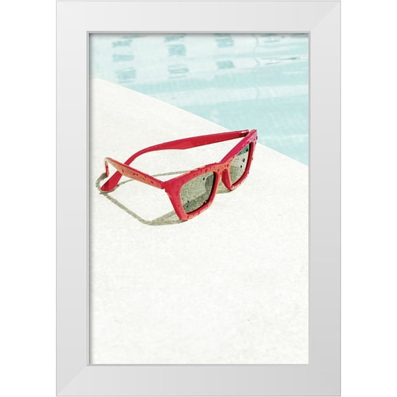 Artographie Studio 23x32 White Modern Wood Framed Museum Art Print Titled - Pool 007