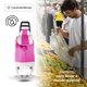 thumbnail image 5 of Carrito Plegable Multifuncional Queen Sense Ideal Para Mandado Supermercado Con Bolsa De Lona Color Rosa, 5 of 6