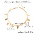 thumbnail image 5 of SPEKSEE Christmas Necklace Bracelet Earrings for Women Christmas Jewelry Accessories Gingerbread Man Christmas Tree Snowman Pendant Necklace Charm Bracelet Christmas Outfits Party Favor, 5 of 7