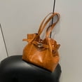 thumbnail image 3 of Bolso Con Asa Superior Mano Hombro Señoras Color Sólido Casual para Mujer, 3 of 9