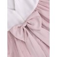 thumbnail image 5 of CoduopToddler Baby Girl Bowknot Wedding Dress Lace Mesh A-Line Princess Tutu Dresses 0-8 Years, 5 of 6