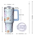 thumbnail image 2 of 40 oz Halloween Scary Ghost Pumpkin Tumbler Insulated Stainless Tumbler, Spooky Bat Coffee Cup Water Bottle, Holiday Gift Mug, 2 of 5
