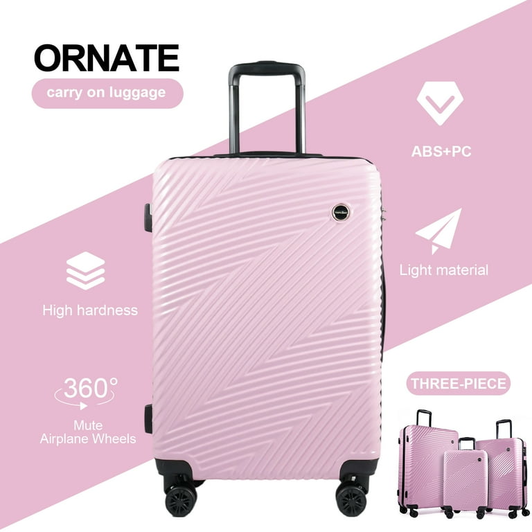 Tripcomp Luggage 3 Piece Set,Suitcase Set with Spinner Wheels