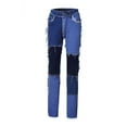 thumbnail image 1 of Honganda Women?s Contrast Color Stitching High-waist Slim Fit Straight Jeans, 1 of 10