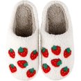 thumbnail image 1 of ORUYROP Smiley Face Slippers With Exquisite packaging bag Keep warm Couples Slides Home Slippers Holiday Gift, 1 of 7