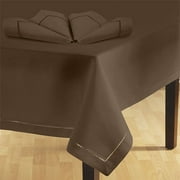Home Trends Hemstitched Tablecloth & Napkin Set, Max Mole
