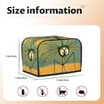 thumbnail image 5 of Kdxio Quirky Cartoon 123 Print Toaster Cover Bread Machine Cover Fits for Most Standard 2 Slice Toasters,Keep Toaster Free From Dust And Fingerprint Oven Dustproof Cover, 5 of 7