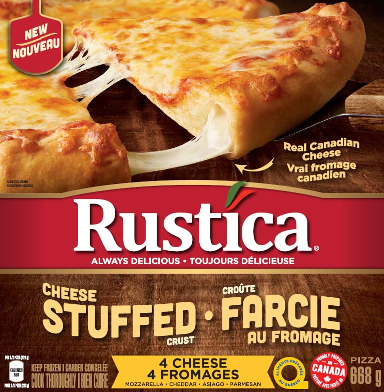 Rustica Stuffed Crust 4 Cheese Pizza