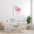 thumbnail image 2 of Stupell Industries Pink Splatter Flamingo Feathers Tropical Bird, 30 x 40, Designed by Martina Pavlova, 2 of 6
