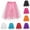 Pink, variant on uublik Mini Skirt for Girls Black Layered Mesh Sequin Skirt Party Birthday Dance Princess Skirt Size 2T-17