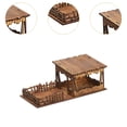 thumbnail image 6 of Kokiya 1/72 Models House Unpainted DIY Wooden House Assemble DIY Projects Accessory H, 6 of 9