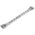 thumbnail image 3 of Correa de pulsera inteligente de moda plateada de acero inoxidable Compatible con accesorios Fitbit Charge 2, 3 of 8