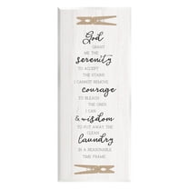 Stupell Industries Casual Laundry Phrase Religious God Grant Me List Graphic Art Unframed Art Print Wall Art, Design by CAD Designs