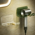 thumbnail image 4 of Ramiter Hair Dryer Rack Toilet Wall Mounted Air Duct Storage Rack Bathroom Storage Rack Hair Dryer Bracket Paper Plate Holders for Counter, 4 of 4