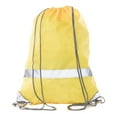 thumbnail image 1 of Mato & Hash Reflective Cinch Bag | High Visability | Great For Runners & Events - 20PK Shock Yellow CA2525, 1 of 4