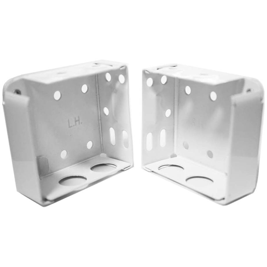 High Profile Box Mounting Bracket Set White!