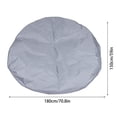 thumbnail image 5 of Arkzeo Round Solar Pool Cover, Protect Inflatable Pool and Strawberry Reduce Water Loss 230*200cm, 5 of 7