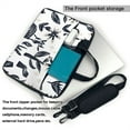 thumbnail image 3 of YFYANG 15.6 inch Universal Laptop Bag Oxford Cloth Laptop Sleeve, Multi-functional Bohemian Abstract Floral Graffiti Notebook Computer Messenger Bag Handbag, 3 of 8