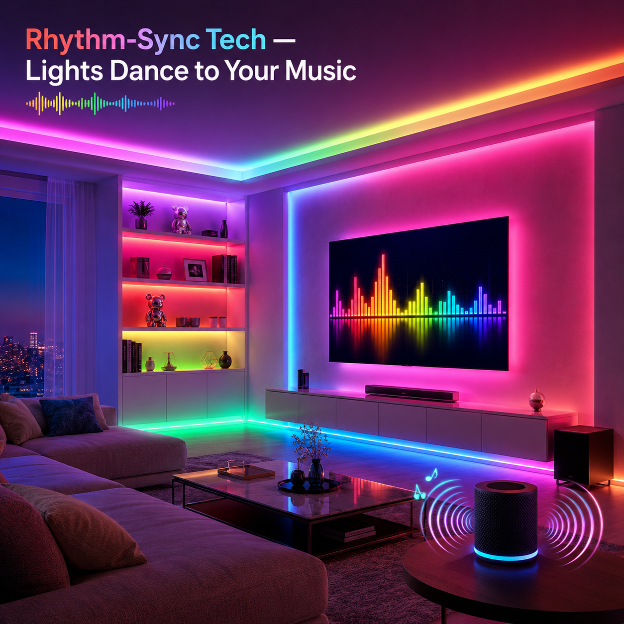 16.4 Ft. RGB Waterproof Wi-Fi LED Light Strip - 1 or 2 Pack 2 Pack