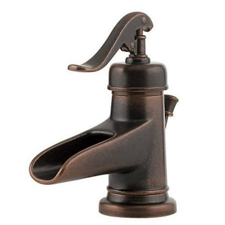 Bronze Ashfield Drain Assembly - Pfister Ashfield Single Hole 1 Kitchen Faucet LG42-YP0U Rustic Bronze
