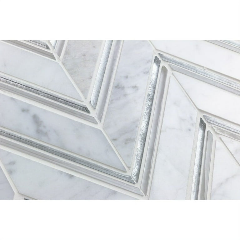 Regal Winter Magic Marble Mosaic Tile Regal Winter Magic Marble Mosaic Tile