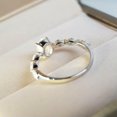thumbnail image 5 of Elegant Jewelry Oval Cut Cubic Zircon 925 Silver Ring Wedding Ring Sz 6-10, 5 of 9