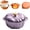 Purple2, variant on Cast Iron Pumpkin Dutch Oven with Lid, Multi-Purpose Stew Soup Pot for Home Cooking Holiday Decor Gift Oven Stove Safe