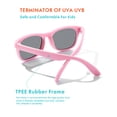 thumbnail image 4 of Flexible Kids Sunglasses Polarized Unbreakable Toddler Sun Glasses for Baby Boys and Girls UV400 with Case, Age 2-8 (Pink), 4 of 8