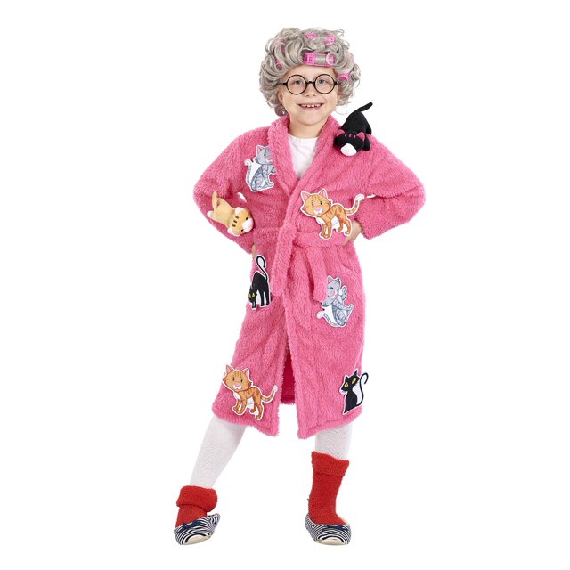 Disfraz Orion Disfraces Crazy Cat Lady para niños, talla 10