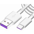 thumbnail image 1 of WWS-for Huawei Supercharge Power Adapter, 4.5V 5A Quick Fast Charger with Super Charging USB Type C Cable Super Charger for Huawei P20 Pro, P10 Plus, Huawei Mate 9 MT9, Mate 10 Pro, Honor V10 (Cable), 1 of 4