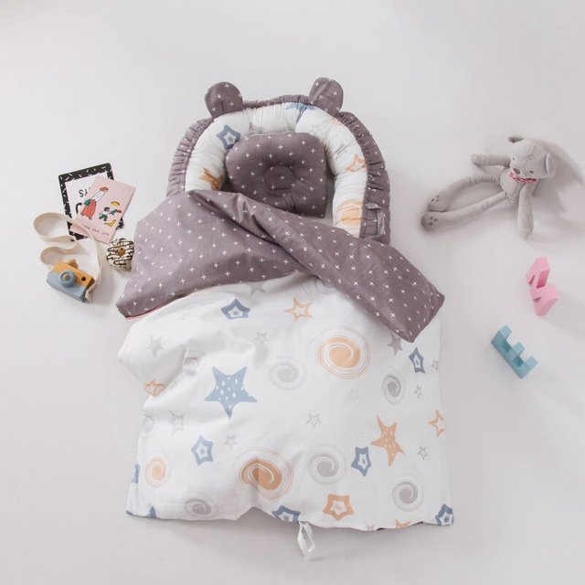 Cama nido portátil para bebé, cuna de viaje, Mini cunas para bebé, cosas para recién nacido, capullo infantil, vaina para dormir durante 0-12 meses Fivean unisex