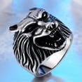 thumbnail image 4 of ZMY Home Stainless Steel Ring with Detailed Wolf Head Design (11), 4 of 6