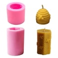 thumbnail image 4 of Advancent 2 moldes de silicona duraderos y fáciles de usar para hacer velas, molde de silicona para velas Artesanía, 4 of 6
