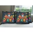 thumbnail image 6 of Ambesonne Fantasy Throw Pillow Cover 4 Pack, Oriental Castles Moon, 18", Multicolor, 6 of 7