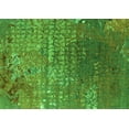 thumbnail image 1 of Ahgly Company Indoor Rectangle Oriental Green Industrial Area Rugs, 6' x 9', 1 of 4