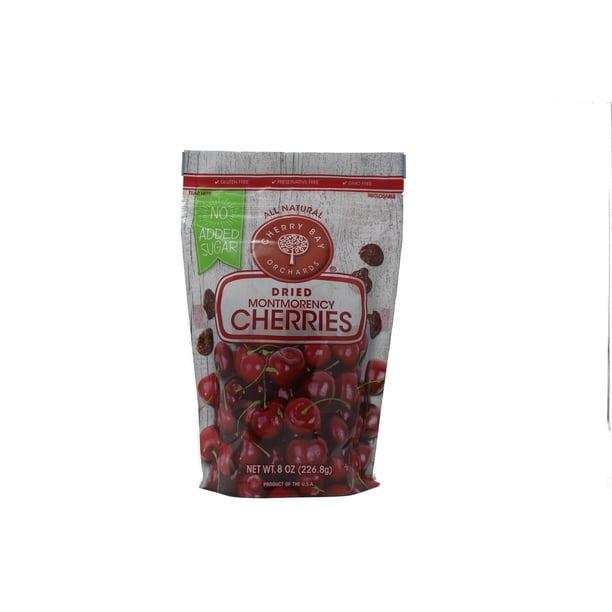 No Sugar Added Dried Montmorency Tart Cherries – 4 Lb. Bag, Antioxidant-Rich, Healthy Snack