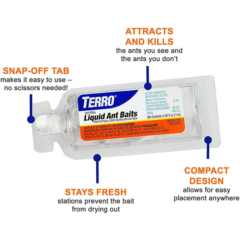 Terro T300-3 Ant Killer Liquid Ant Baits 3 Pack 