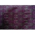 thumbnail image 4 of oneOone Cotton Silk Fabric Stripe|Leaves & Floral Block Print Fabric By The Yard 42 Inch Wide, 4 of 4