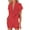 Red, variant on Blmnix Rompers Summer Shorts for Women Cargo Shorts Pleated Short Pull on Black High Beach Shorts for Women,XXL