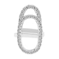 thumbnail image 1 of Minnieouse Anillo de cobre Anillos sin níquel y respetuosos con el medio ambiente para mujer Anillo para mujer Moda de lujo Ropa, zapatos y accesorios Miscelánea 04plateadoKY1738, 1 of 6
