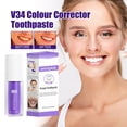 thumbnail image 2 of Mousse de limpieza dental V34, prensa embotellada púrpura, pasta de dientes, refresca el aliento, blanquea las manchas de los dientes, eliminación de manchas, limpieza dental, 2 of 4