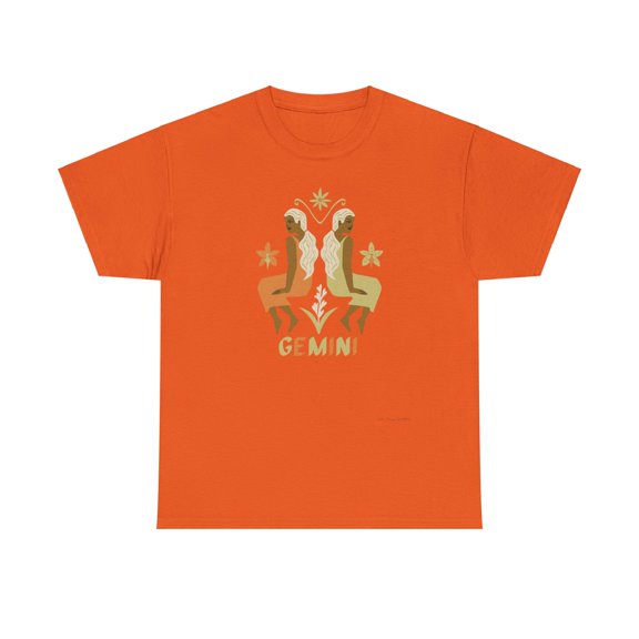 zODIAC GEMINI Unisex Heavy Cotton Tee