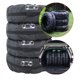 thumbnail image 1 of Juego de 4 piezas por pieza de cubierta de neumático de coche multicolor, accesorios para automóviles con estilo para automóviles Vehículos, repuestos y accesorios Mis signo rojo banda negra S Speravity VI000114-01, 1 of 6