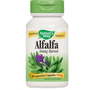 Nature's Way Alfalfa Young Harvest 405 mg Tru-ID? Certified, 100 Ct