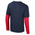 thumbnail image 3 of Unisex Stadium Essentials Navy LA Clippers Spectator 2fer Long Sleeve  T-Shirt, 3 of 3