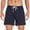 Dark Blue, variant on Solid Color Beach Shorts for Men Lightweight Quick-drying Summer Shorts Elastic Waist Drawstring Short Pants Mens Shorts