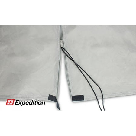 Expedition by Eevelle USA, EXTT1416 Outdoor Travel Trailer Vehicle Cover Fits 14 to 16 Feet - Gray