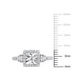thumbnail image 2 of Everly Women's Diamond Sterling Silver Engagement Ring, 2 of 6