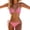 Z02-Pink, variant on Women's Bikini Sets U-Wire Cutout Two Piece Swimsuits Push Up Drawstring Bathing Suit Textured Swimwear (Dark Green, XXL)